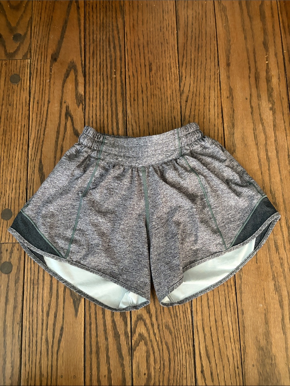 lululemon athletica Heather Grey Athletic Shorts